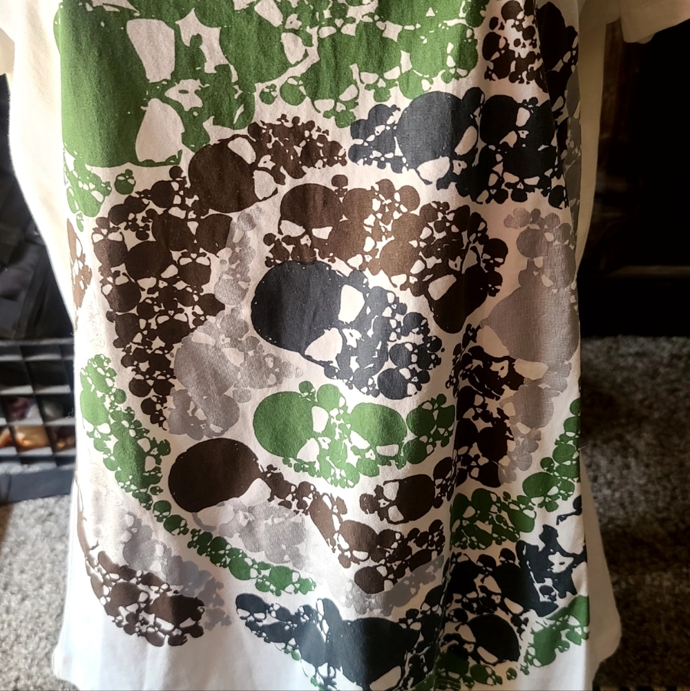 Cavalli Skull luxury t-shirt sz L - Picture 4 of 6